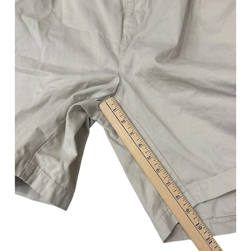 Polo Ralph Lauren Mens Big Tyler Shorts 48B Khaki Tan Pleated Preppy Old Money